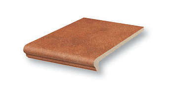 Ступень клинкерная - флорентинер STROEHER Keraplatte Roccia Rosso 9340-841